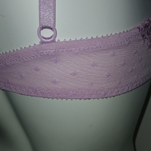 Victoria's Secret Lace Unlined Demi Bra in Lavender Feminine Sexy Girly - Picture 12 of 16